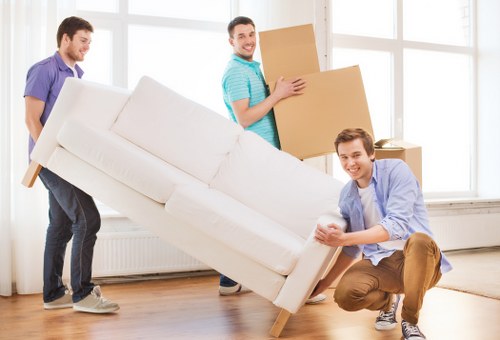 Office relocation team planning a Chelsea commercial move