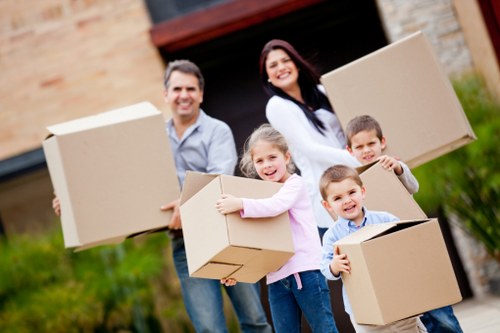 Sturdy cardboard boxes, tape, and wrapping materials for packing in Chelsea