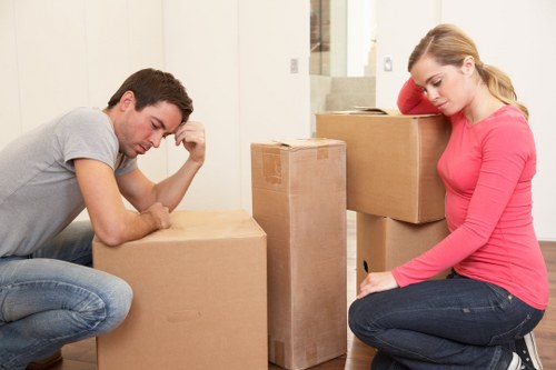 Secure storage arrangement for a Chelsea move or renovation