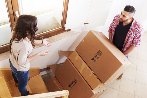 A local moving service handling a Chelsea home relocation near nearby West London streets