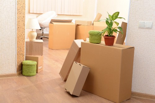 Careful boxing and labelling during a Chelsea house move