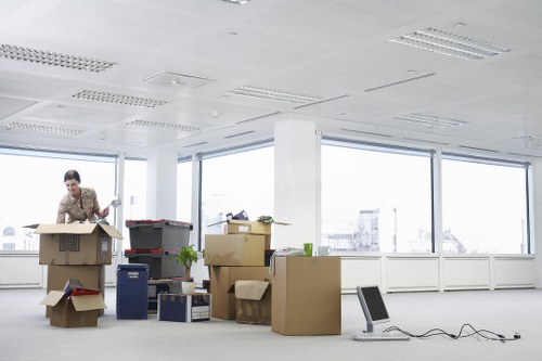 Chelsea flat move with careful handling of boxes and furniture